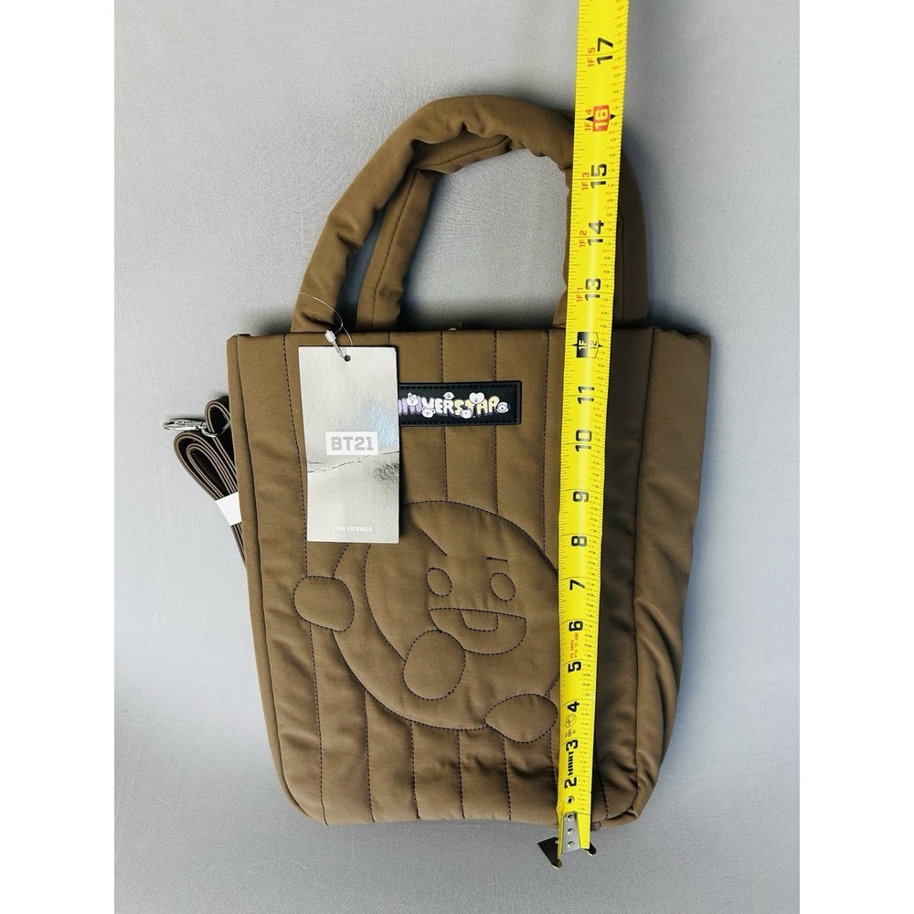 Universtar BT21 Shooky Quilted Tote Bag NEW With Tags - Picture 8 of 11